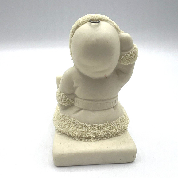 Lot of 2 Vintage Arctic Kids of Alaska Bisque Porcelain Eskimo Ornaments Figures - Picture 9 of 11